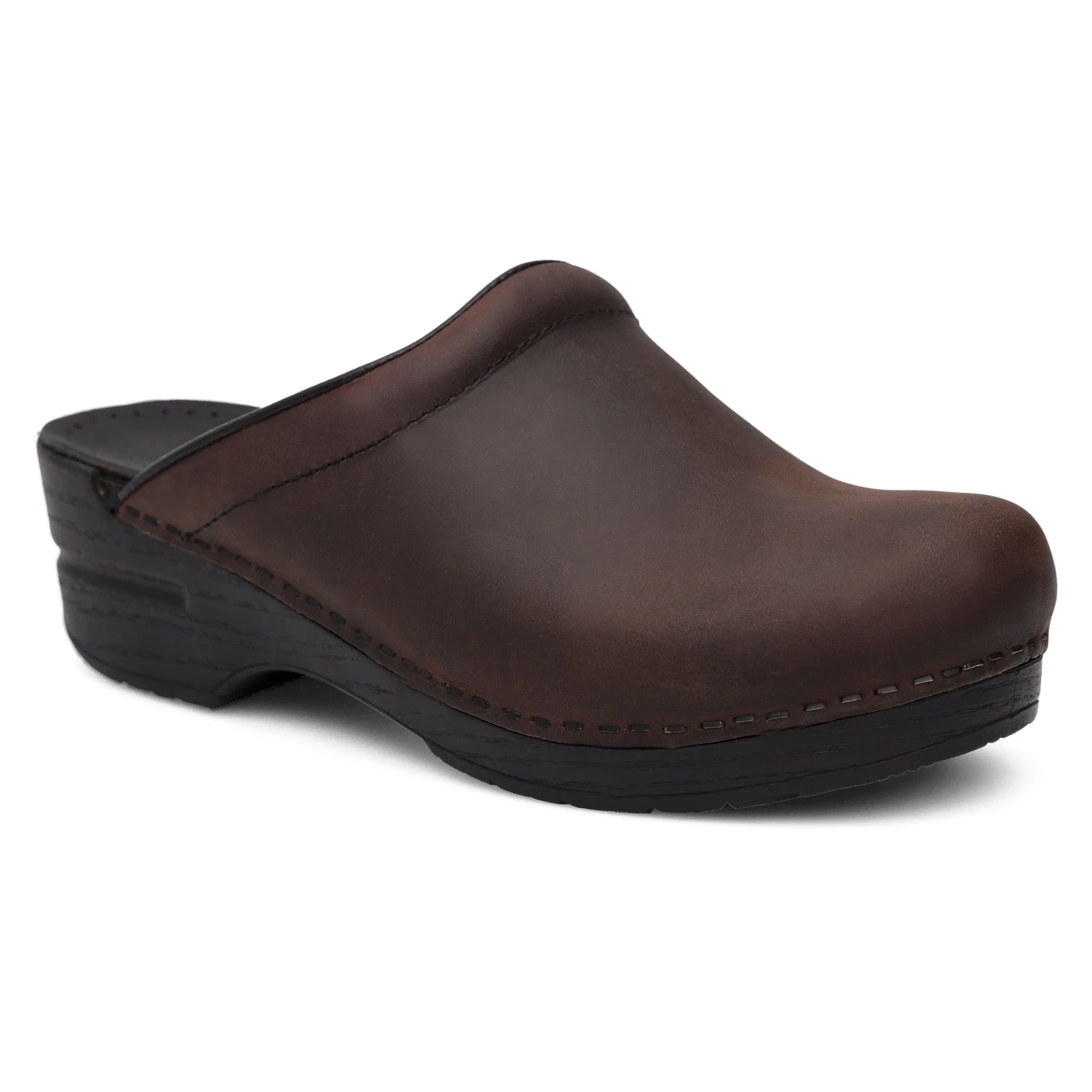 Dansko Sonja Antique Brown/Black 1 Dansko Sonja Antique Brown/Black