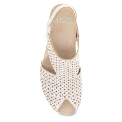 Dansko Teagan White Vintage Leather -Top Quality Shoe Store 3115011400 VIT