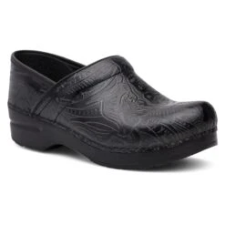Dansko Wide Pro Black Tooled