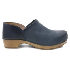 Dansko Brenna Navy Burnished Suede -Top Quality Shoe Store 9431751600 VIS