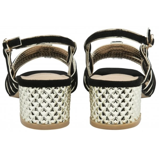 Black Cheryl Open-Toe Sandals | Lotus 3 Black Cheryl Open-Toe Sandals | Lotus - Image 3