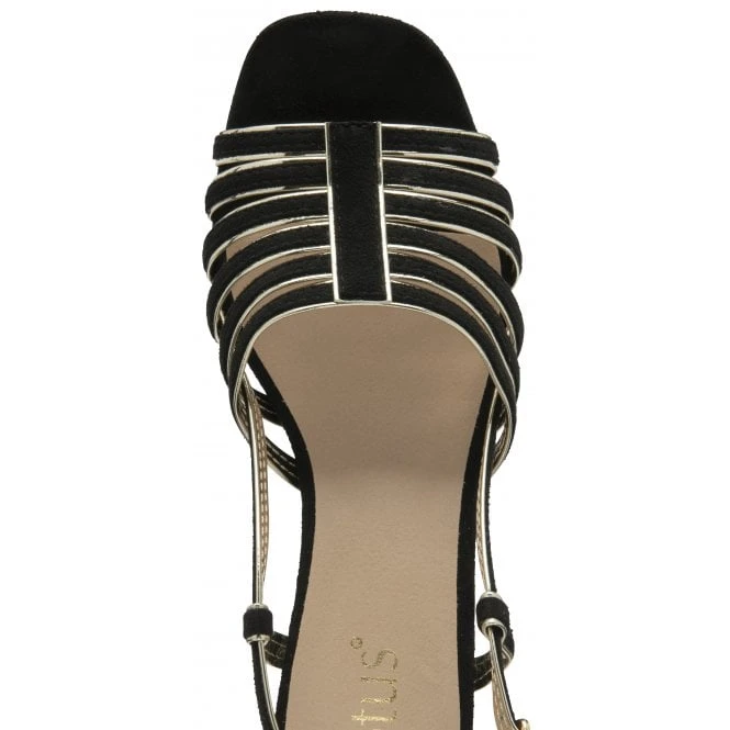 Black Cheryl Open-Toe Sandals | Lotus 4 Black Cheryl Open-Toe Sandals | Lotus - Image 4