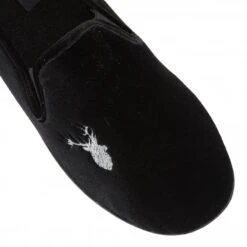 Black Clarence Velour Slippers | Lotus 7 Black Clarence Velour Slippers | Lotus -Top Quality Shoe Store black clarence velour slippers lotus p12737 29690 medium
