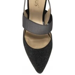Black & Diamante Joie Slingback Court Shoes | Lotus -Top Quality Shoe Store black diamante joie slingback court shoes lotus p13407 32191 medium