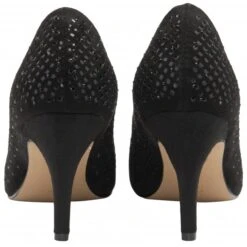 Black & Diamante Kayla Court Shoes | Lotus -Top Quality Shoe Store black diamante kayla court shoes lotus p13405 32202 medium