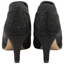 Black & Diamante Kristina Pointed Toe Shoe-Boots | Lotus -Top Quality Shoe Store black diamante kristina pointed toe shoe boots lotus p13455 32214 medium