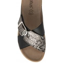 Black Marta Mule Sandals | Lotus -Top Quality Shoe Store black marta mule sandals lotus p13593 32820 medium