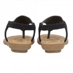 Black Orla Flat Toe-Post Sandals | Lotus 6 Black Orla Flat Toe-Post Sandals | Lotus -Top Quality Shoe Store black orla flat toe post sandals lotus p12522 28336 medium
