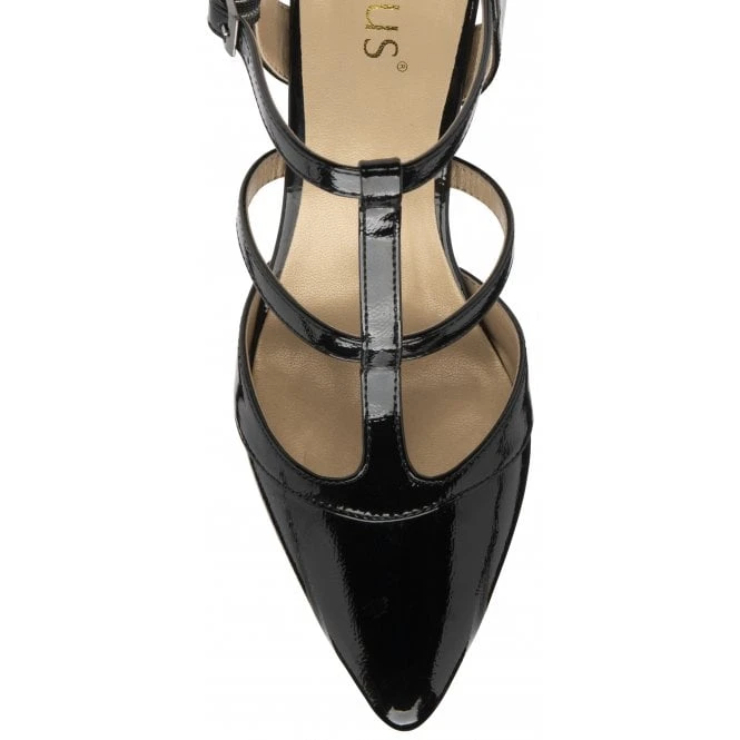 Black Patent Kim Court Shoes | Lotus 4 Black Patent Kim Court Shoes | Lotus - Image 4