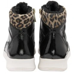Black Patent Leather & Leopard-Print Saskia High Top Trainers | Stressless By Lotus 6 Black Patent Leather & Leopard-Print Saskia High Top Trainers | Stressless By Lotus -Top Quality Shoe Store black patent leather leopard print saskia high top trainers stressless by lotus p13354 32366 medium