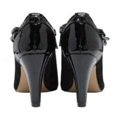 Black & Pewter Plaid Alison Heeled Shoe-Boots | Lotus -Top Quality Shoe Store black pewter plaid alison heeled shoe boots lotus p13059 30563 medium