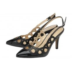 Top Quality Shoe Store -Top Quality Shoe Store black snake print debbie slingback court shoes lotus p13615 33014 medium