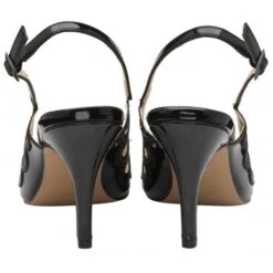 Black & Snake-Print Debbie Slingback Court Shoes | Lotus -Top Quality Shoe Store black snake print debbie slingback court shoes lotus p13615 33015 medium