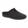 Black Textile Albert Slippers | Lotus