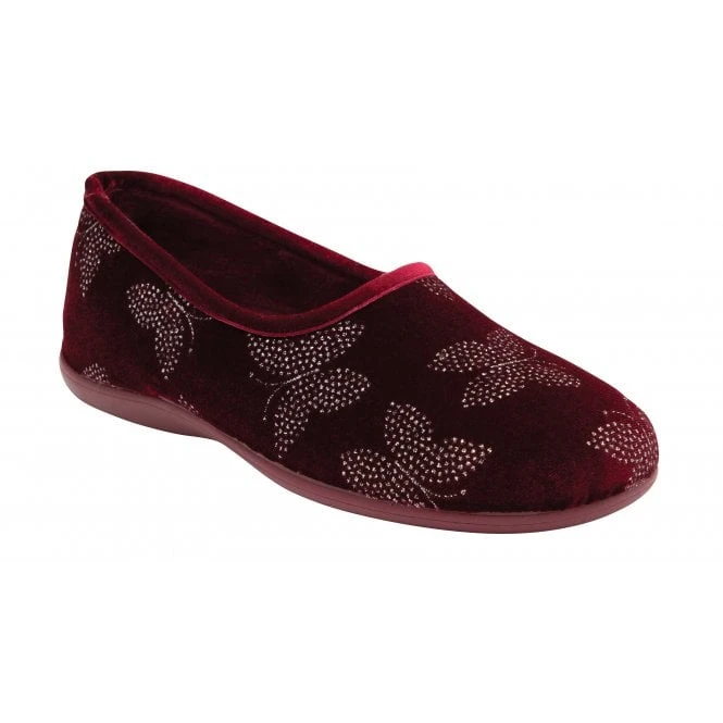 Bordo Jessie Full Shoe Slippers | Lotus 1 Bordo Jessie Full Shoe Slippers | Lotus