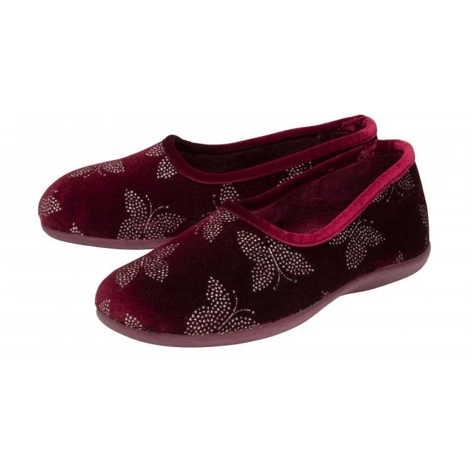 Bordo Jessie Full Shoe Slippers | Lotus 2 Bordo Jessie Full Shoe Slippers | Lotus - Image 2