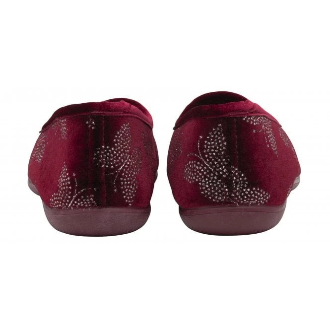 Bordo Jessie Full Shoe Slippers | Lotus 3 Bordo Jessie Full Shoe Slippers | Lotus - Image 3