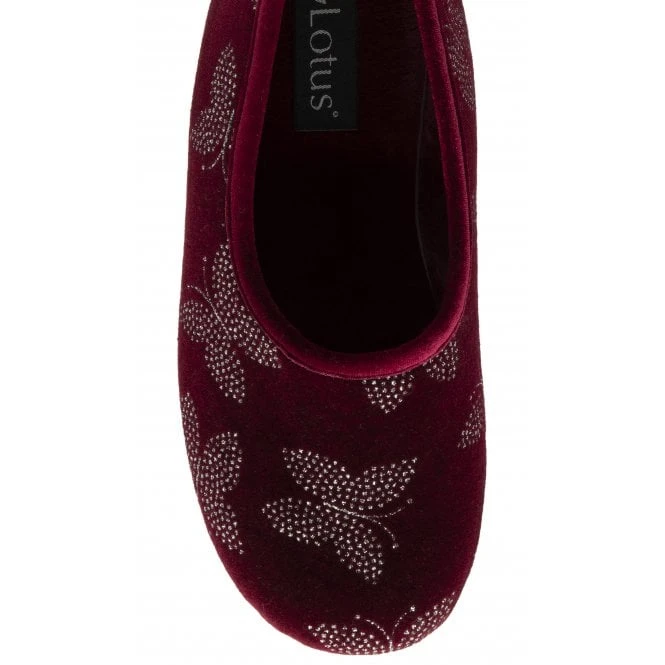 Bordo Jessie Full Shoe Slippers | Lotus 4 Bordo Jessie Full Shoe Slippers | Lotus - Image 4