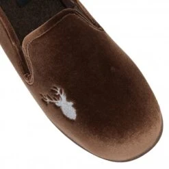 Brown Clarence Velour Slippers | Lotus -Top Quality Shoe Store brown clarence velour slippers lotus p12865 29698 medium