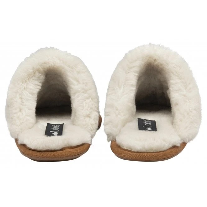Chestnut Suede Eldora Mule Slippers | Lotus 3 Chestnut Suede Eldora Mule Slippers | Lotus - Image 3