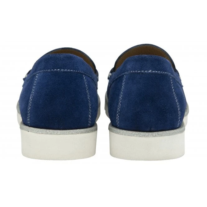 Cobalt Blue Suede Asher Loafers | Lotus 3 Cobalt Blue Suede Asher Loafers | Lotus - Image 3