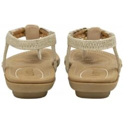 Gold Cybil Flat Toe-Post Sandals | Lotus -Top Quality Shoe Store gold cybil flat toe post sandals lotus p13331 31775 medium