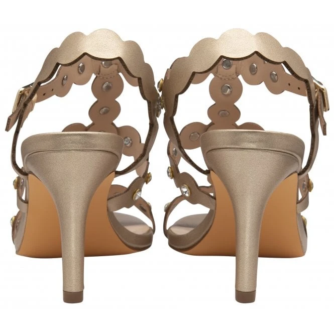 Gold Inaya Open-Toe Sandals | Lotus 3 Gold Inaya Open-Toe Sandals | Lotus - Image 3