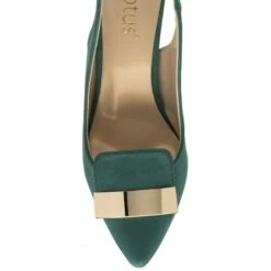 Green Microfibre Elyse Slingback Court Shoes | Lotus -Top Quality Shoe Store green microfibre elyse slingback court shoes lotus p13618 33048 medium