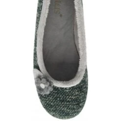 Green Textile Shauna Ballerina Slippers | Lotus -Top Quality Shoe Store green textile shauna ballerina slippers lotus p13508 32399 medium
