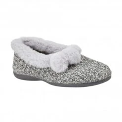 Grey Alice Textile Slippers | Lotus