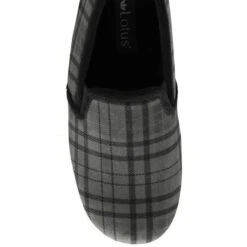 Grey Check Textile Ralf Full Shoe Slippers | Lotus 7 Grey Check Textile Ralf Full Shoe Slippers | Lotus -Top Quality Shoe Store grey check textile ralf full shoe slippers lotus p13152 31081 medium