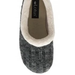 Grey Dolores Full Shoe Slippers | Lotus -Top Quality Shoe Store grey dolores full shoe slippers lotus p13140 30993 medium