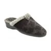 Grey Polly Mule Slippers | Lotus