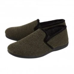 New Arrival -Top Quality Shoe Store khaki clive textile slippers lotus p12868 29736 medium