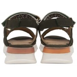 Khaki & Leopard-Print Leather Verena Open-Toe Sandals | Stressless By Lotus -Top Quality Shoe Store khaki leopard print leather verena open toe sandals stressless by lotus p13580 32719 medium