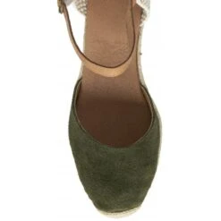 Khaki Suede Antonella Espadrille Wedge Shoes | Lotus -Top Quality Shoe Store khaki suede antonella espadrille wedge shoes lotus p13345 31813 medium
