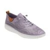 Lilac Leather Katya Casual Shoes | Lotus