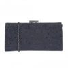 Navy & Diamante Chandra Clutch Bag | Lotus