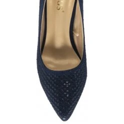 Navy & Diamante Kayla Court Shoes | Lotus -Top Quality Shoe Store navy diamante kayla court shoes lotus p13496 32207 medium