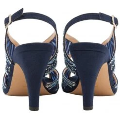 Navy & Diamante Natalia Peep Toe Sandals | Lotus -Top Quality Shoe Store navy diamante natalia peep toe sandals lotus p12983 30305 medium
