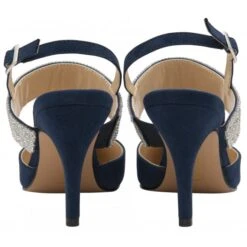 Navy & Diamante Violette Slingback Court Shoes | Lotus -Top Quality Shoe Store navy diamante violette slingback court shoes lotus p13725 33059 medium