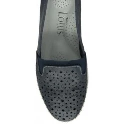 Navy Leather Francesca Slip-On Shoes | Lotus -Top Quality Shoe Store navy leather francesca slip on shoes lotus p13225 31388 medium