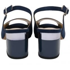Navy Microfibre Evelyn Slingback Shoes | Lotus -Top Quality Shoe Store navy microfibre evelyn slingback shoes lotus p13731 33099 medium