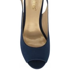 Navy Microfibre Evelyn Slingback Shoes | Lotus -Top Quality Shoe Store navy microfibre evelyn slingback shoes lotus p13731 33100 medium