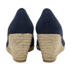 Navy Microfibre Giselle Wedge Shoes | Lotus -Top Quality Shoe Store navy microfibre giselle wedge shoes lotus p13213 31135 medium