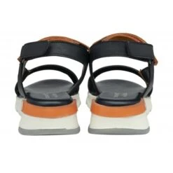 Navy & Orange Leather Verena Open-Toe Sandals | Stressless By Lotus -Top Quality Shoe Store navy orange leather verena open toe sandals stressless by lotus p13285 31211 medium