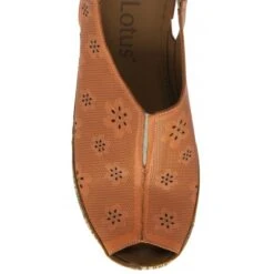 Orange Leather Deniz Wedge Shoes | Lotus -Top Quality Shoe Store orange leather deniz wedge shoes lotus p13607 32928 medium