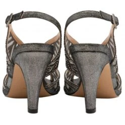 Pewter & Diamante Natalia Peep Toe Sandals | Lotus -Top Quality Shoe Store pewter diamante natalia peep toe sandals lotus p12984 30309 medium