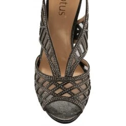 Pewter & Diamante Natalia Peep Toe Sandals | Lotus -Top Quality Shoe Store pewter diamante natalia peep toe sandals lotus p12984 30310 medium