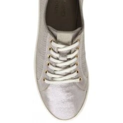 Pink Shimmer Leather Sylvia Lace-Up Trainers | Stressless By Lotus -Top Quality Shoe Store pink shimmer leather sylvia lace up trainers stressless by lotus p13221 31627 medium